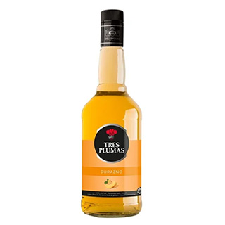 Licor Tres Plumas Durazno Licor Tres Plumas Durazno
