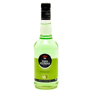 Licor Tres Plumas Manzana Licor Tres Plumas Manzana